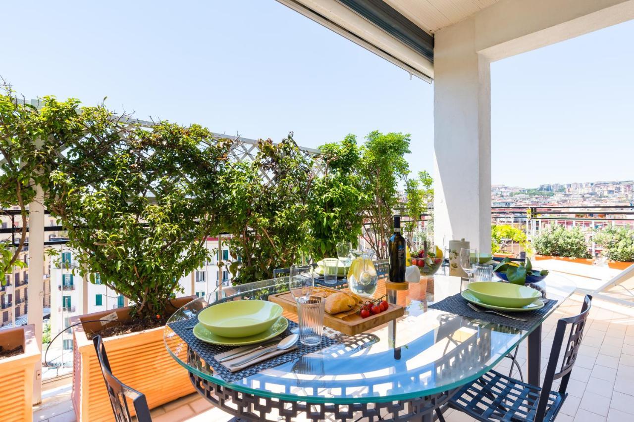 N'Attic A Vomero Penthouse Terrace By Napoliapartments Dış mekan fotoğraf